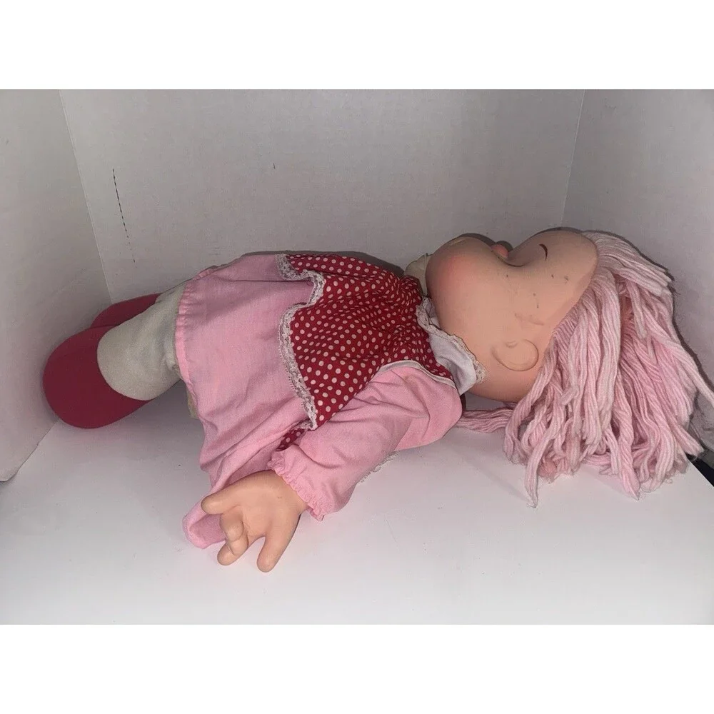 Ice Cream Girl Doll W Yarn Hair RARE Vintage 1980s J Shin Co 24